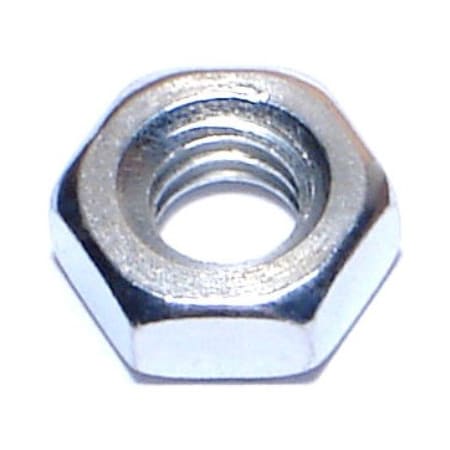 Midwest Fastener Machine Screw Nut, 1/4"-20, Steel, Grade 2, Zinc Plated, 45 PK 77531